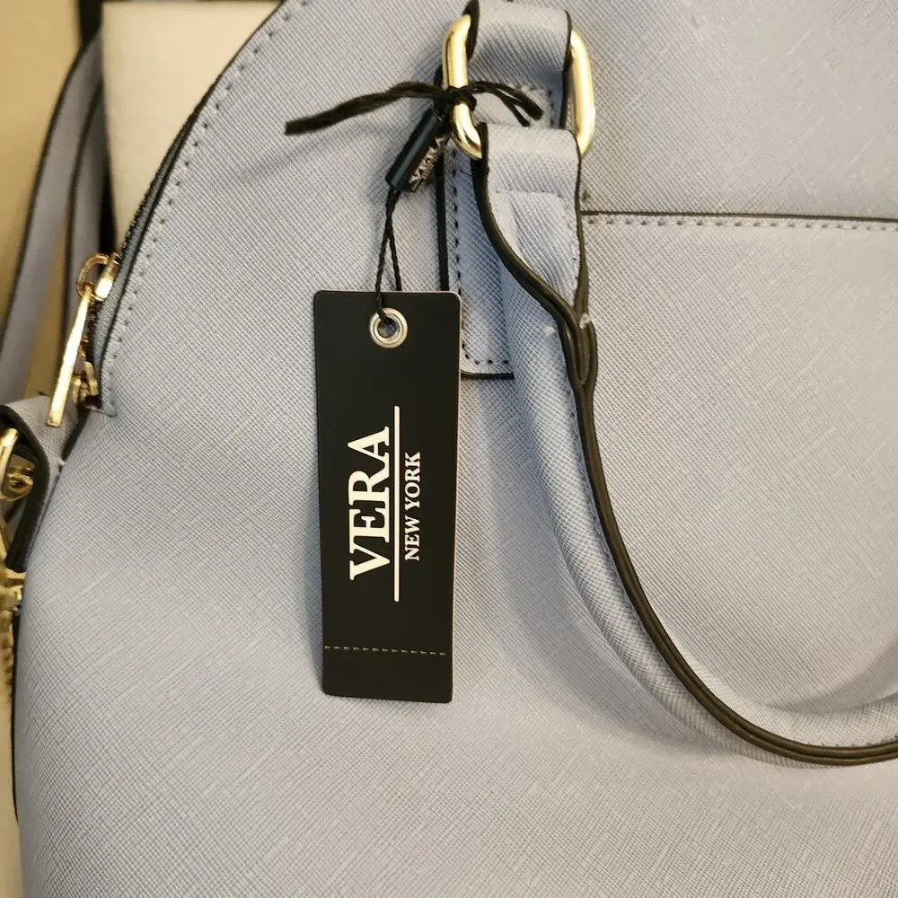 NWT Vera New York Satchel Crossbody Bag Style Dahlia 15.5 W 9.5